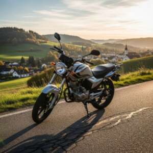 moto de 125 en carretera